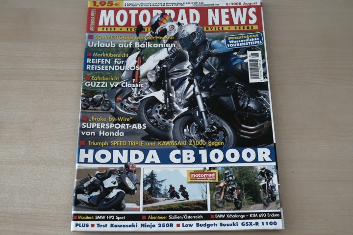 Motorrad News 08/2008